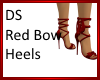 DS red Bow heels