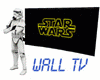 STAR WARS wall TV