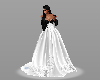 diana blk white gown