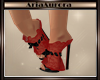 JLoz Lace Red Shoe