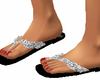 LB diamond sandals