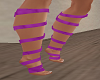 Purple Ribbon Feet