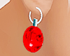 Z* Red Diamond Earrings