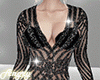 RLL Black Glitter Dress
