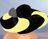 Black/Yellow Versace Hat