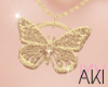 Aki Butterfly Necklace G
