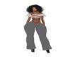 Junez Pnk N Grey Pantset