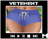 M Short bleu V2 RLL