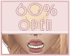 Open Mouth 60%