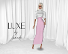 LUXE Elegant White/Pink2