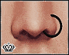 [K]Nose Piercing Black