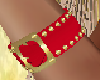 Red Gold Arm Band Left