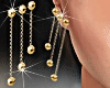 RF  Earrings Gold