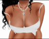v2 sexy white tank top