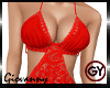 GY*LACE RED DRESS PATY
