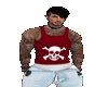 Top Skull Red