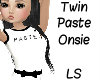Twin Paste Onsie