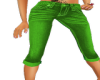 Green Capri Jeans
