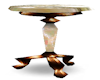 Gold Ivory Accent Table
