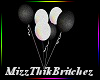Black/Silver Balloons