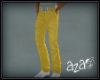 aza~ yellow pants white