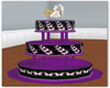 MC Blk-Purp Wedding Cake