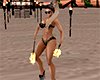 Beach Pary Fire Dance