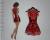 LK| Red Cocktail Dress