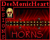 Detailed Demon Horns Red