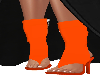 Orange Open Toe Boot