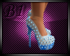 IcedBlue Spike heels