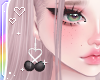 🌙 Cherry Earring Blk