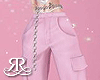 🦋 Pink Cargo Pants