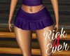 PURPLE SKIRT WITH DOTS