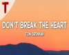 break the heart (lyric)