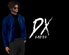 DXMen Leather Blue Black