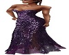 j* purple sequins gown