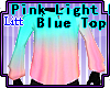 Pink Light Blue Top M