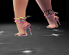 floral tieup heels