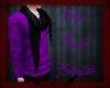 LH~ Purple Scarf Sweater