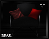 B l Dark Red Chair