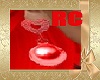 RC RED PEARL EARRINGS