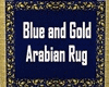 GM Arabian Blue Gold Rug