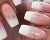 ! White Pink Nails 2