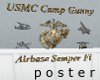 Camp Gunny sign/poster2