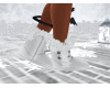 White snow boots