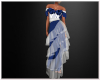 blue long dress