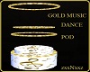 Gold Music Dance Pod