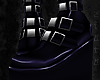 ☾  Goth Boots Purple