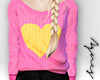 A. Neon Pink Sweater